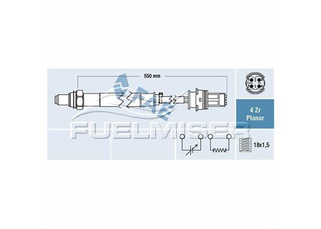 Fuelmiser Oxygen Lambda Sensor COS5176
