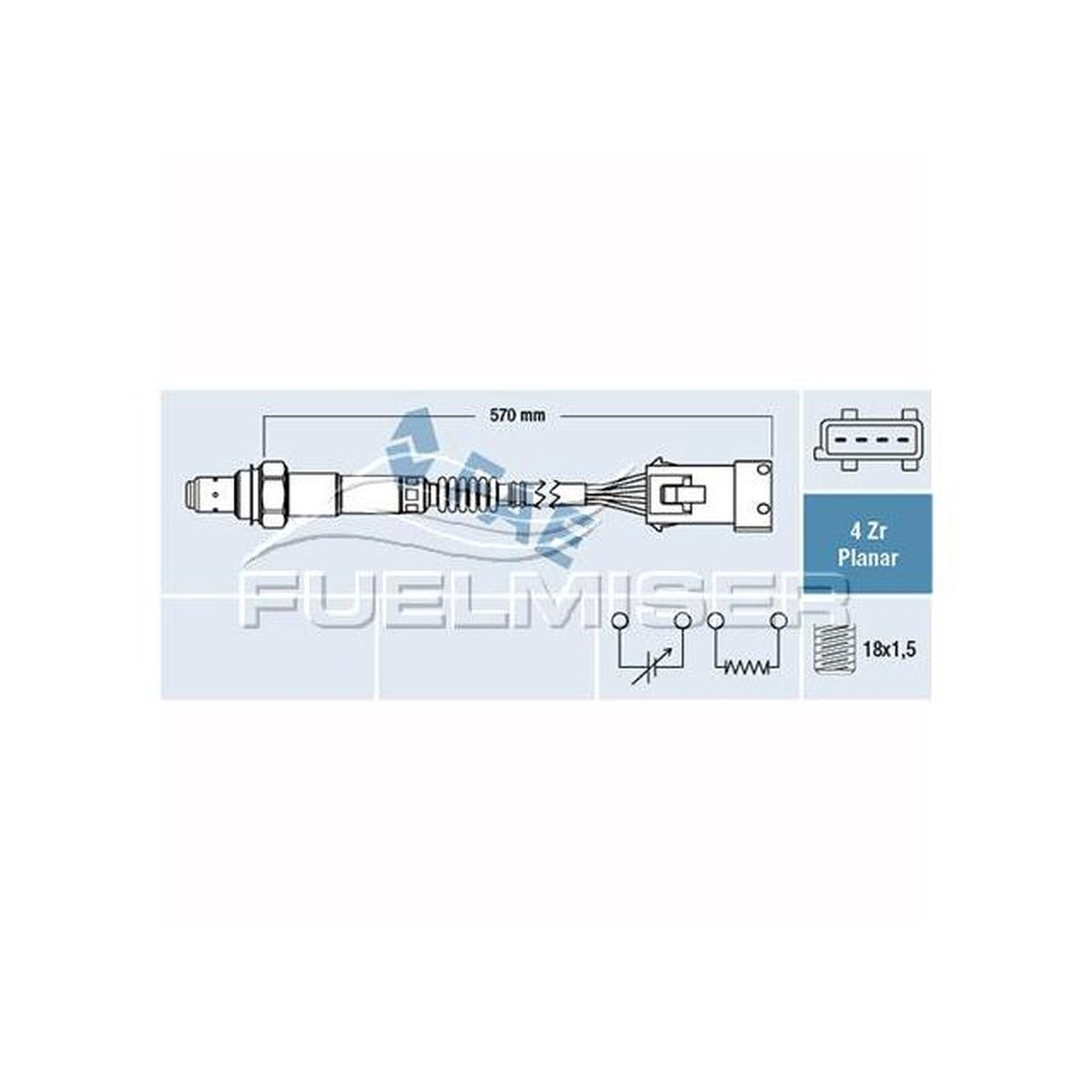 Fuelmiser Oxygen Lambda Sensor COS5198