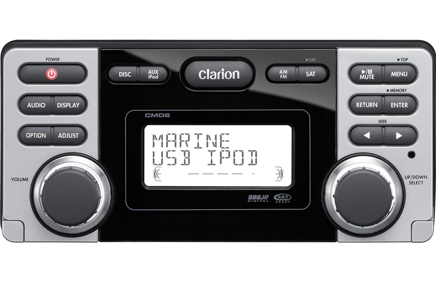 Clarion Audio Marine Cd/Usb/Mp3/Ipod Wired Rem CMD6
