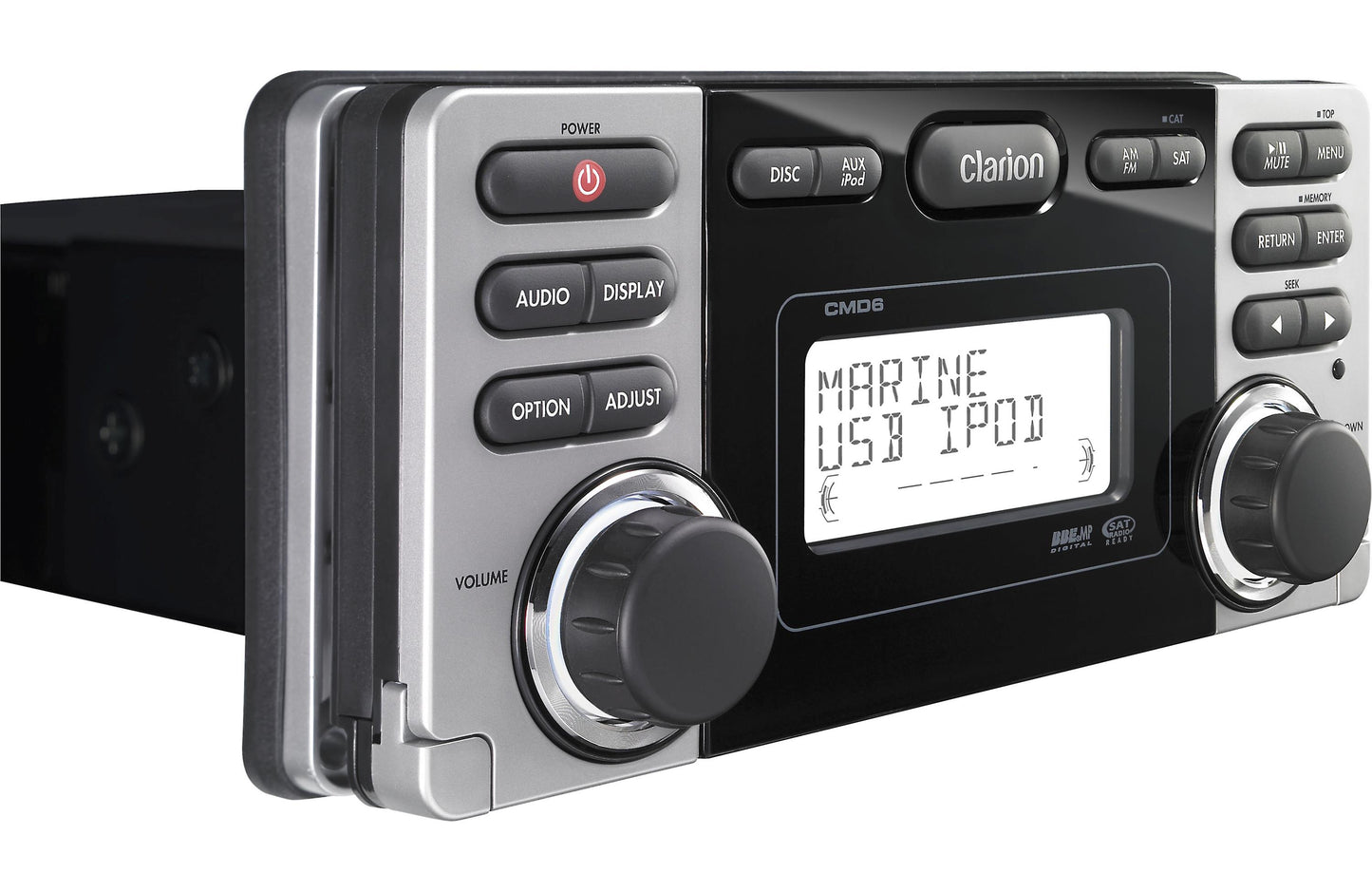 Clarion Audio Marine Cd/Usb/Mp3/Ipod Wired Rem CMD6