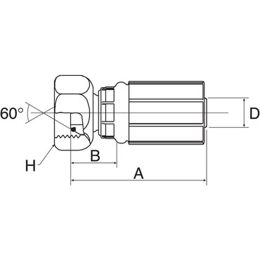 Gates 4G-6Fbsporx Megacrimp 7100-19592-5