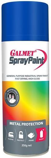Galmet Fast Dry Spray Paint Ocean Blue Gloss 350g GSPOBA350