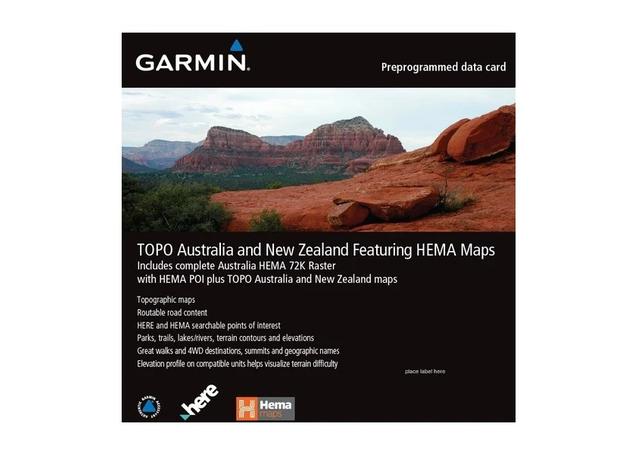 Garmin TOPO microSD/SD Topographical Map + HEMA - Australia/New Zealand