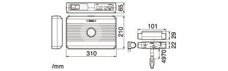 Clarion Audio Subwoofer 8In 120W Amplified Encl SRV313