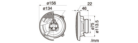 Clarion Audio Speakers 5In 200W 3-Way SRQ1330R