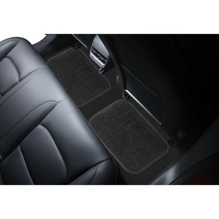 Gearup Carpet Mat Rear Set Black 2 Piece GUCM2PCRBCPTBLK