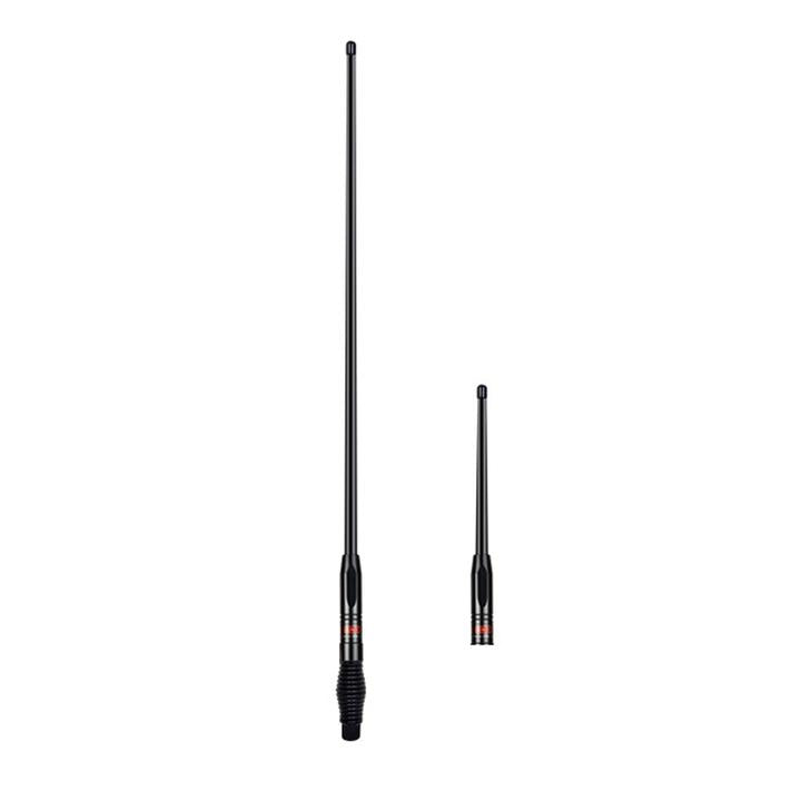 GME UHF CB Heavy Duty All Terrain Antenna Pack 2.1dB & 6.6dB Black AE4705BTP