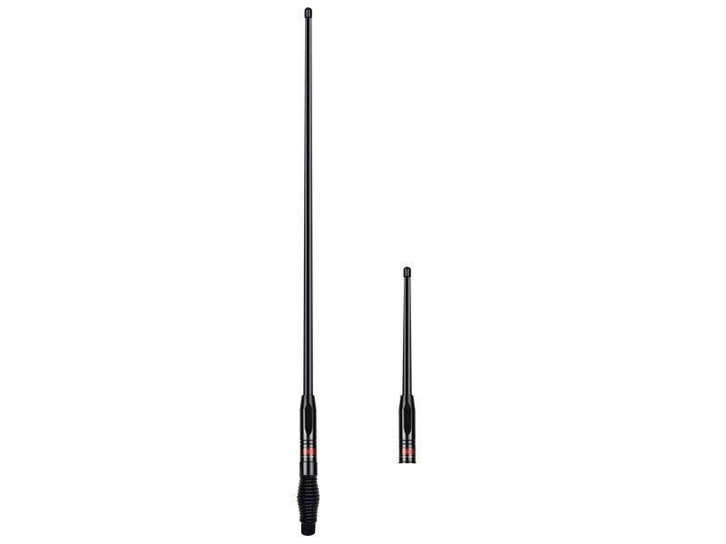 GME UHF CB Heavy Duty All Terrain Antenna Pack 2.1dB & 6.6dB Black AE4705BTP