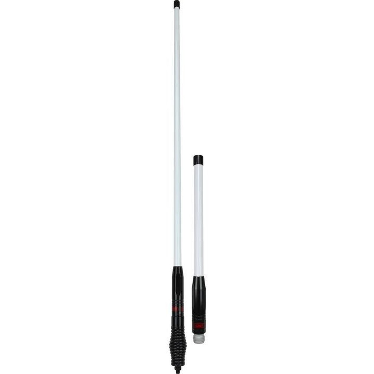 GME UHF CB Heavy Duty All Terrain Antenna Pack 2.1dB & 6.6dB White/Black AE4705WBTP