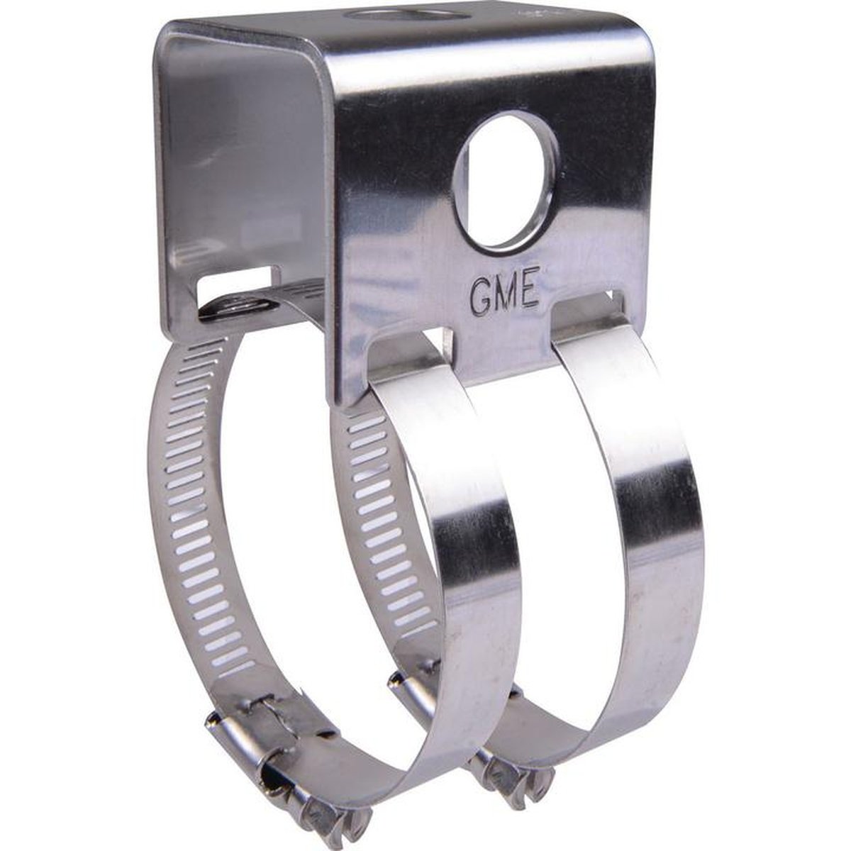 GME Antenna Mounting Bracket & Clamps Stainless Steel (Suits Bullbars up to 60mm) MB038