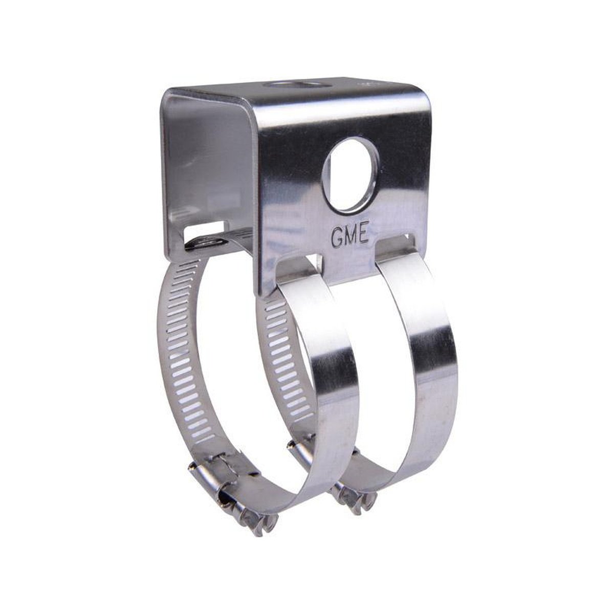 GME Antenna Mounting Bracket & Clamps Stainless Steel (Suits Bullbars up to 60mm) MB038