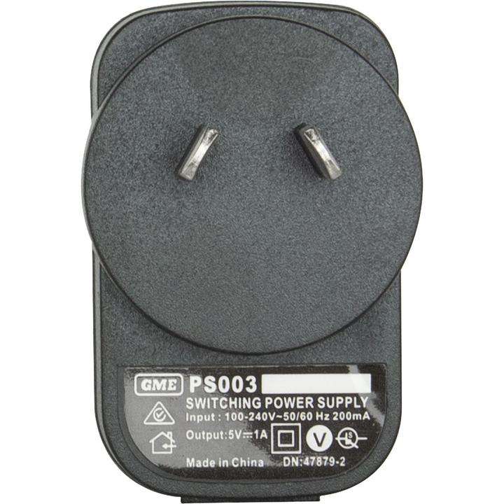 GME Power Adapter AC USB (Suits TX665/TX667/TX675/TX677) PS003