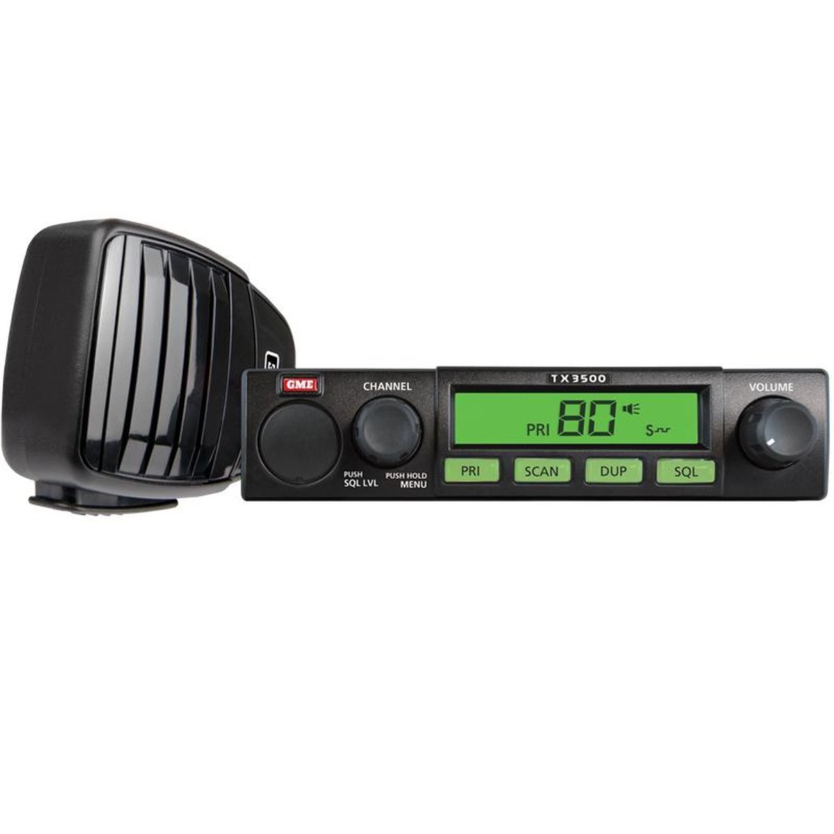 GME Compact Two Way UHF CB Radio 5W 80CH w/ ScanSuite TX3500S