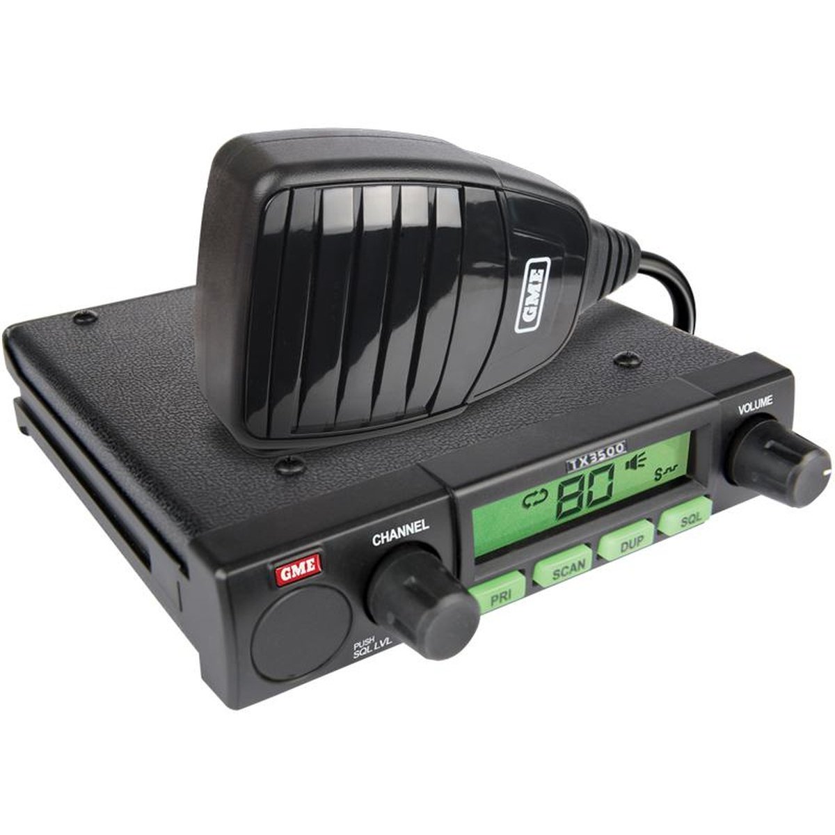 GME Compact Two Way UHF CB Radio 5W 80CH w/ ScanSuite TX3500S