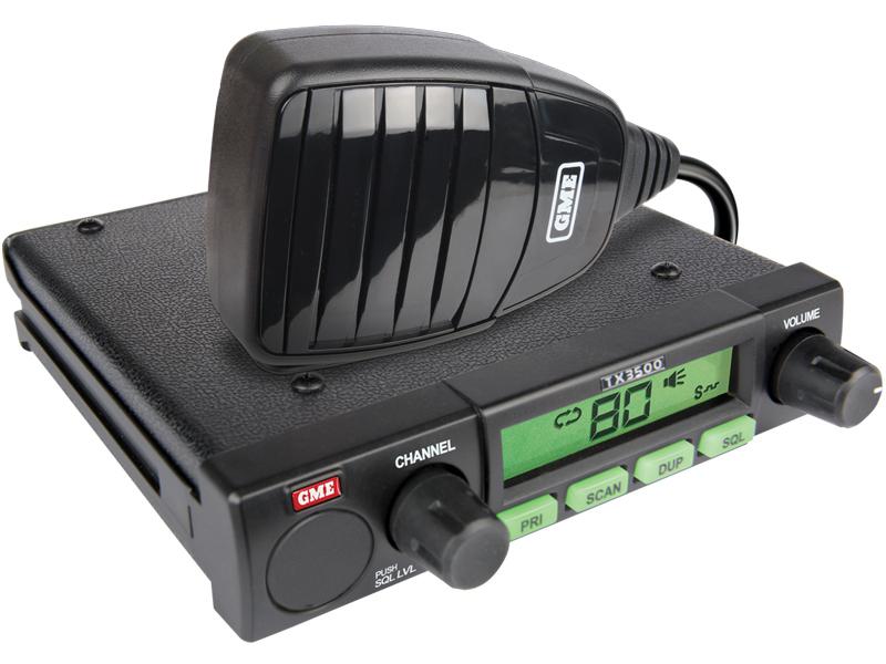 GME Compact Two Way UHF CB Radio 5W 80CH Value Pack TX3500SVP