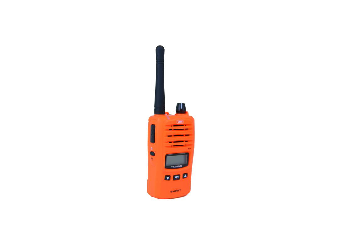 GME 5/1W IP67 UHF CB Handheld Radio Blaze Orange