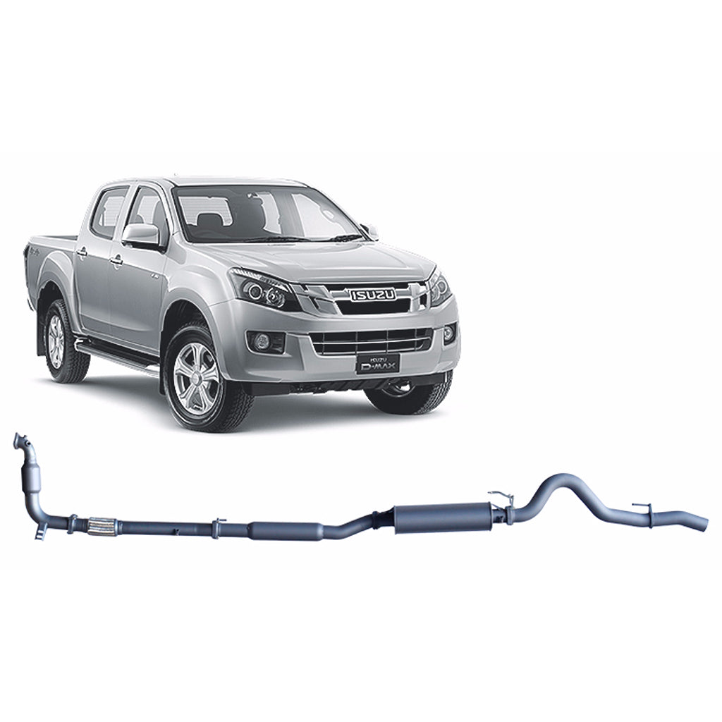 Redback Extreme Duty Exhaust 3in Turbo Back (With Cat & Large Muffler) IDX11800-CM