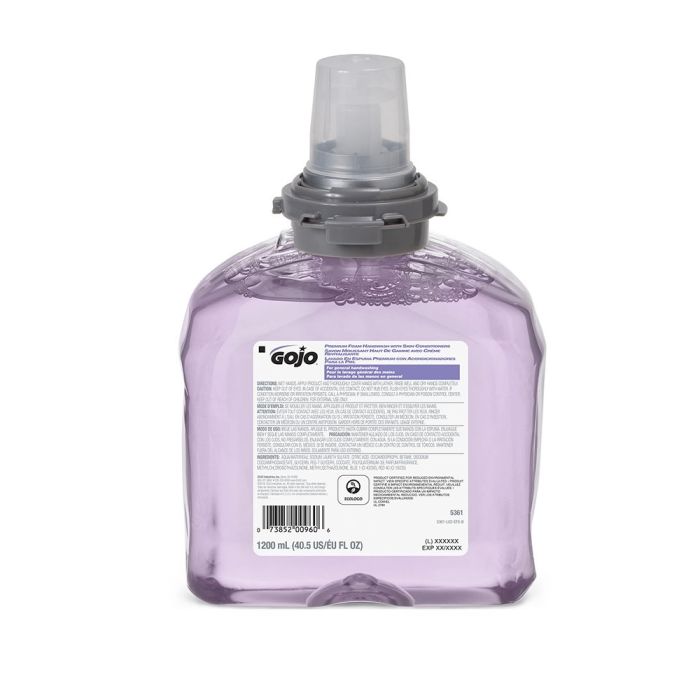 Gojo Premium Foam Handwash With Skin Conditioners 1.2lt Refill 5361-02