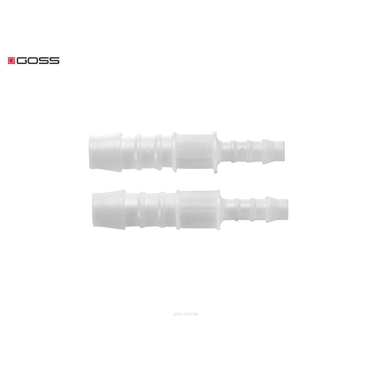 Goss Straight Connector 3-6.5mm (2 Pack) S08