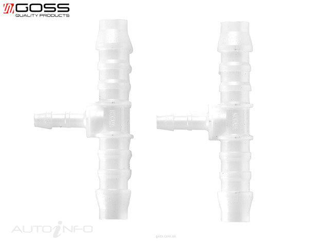 Goss T Reducing Connector 8-8-4mm (2 Pack) T16