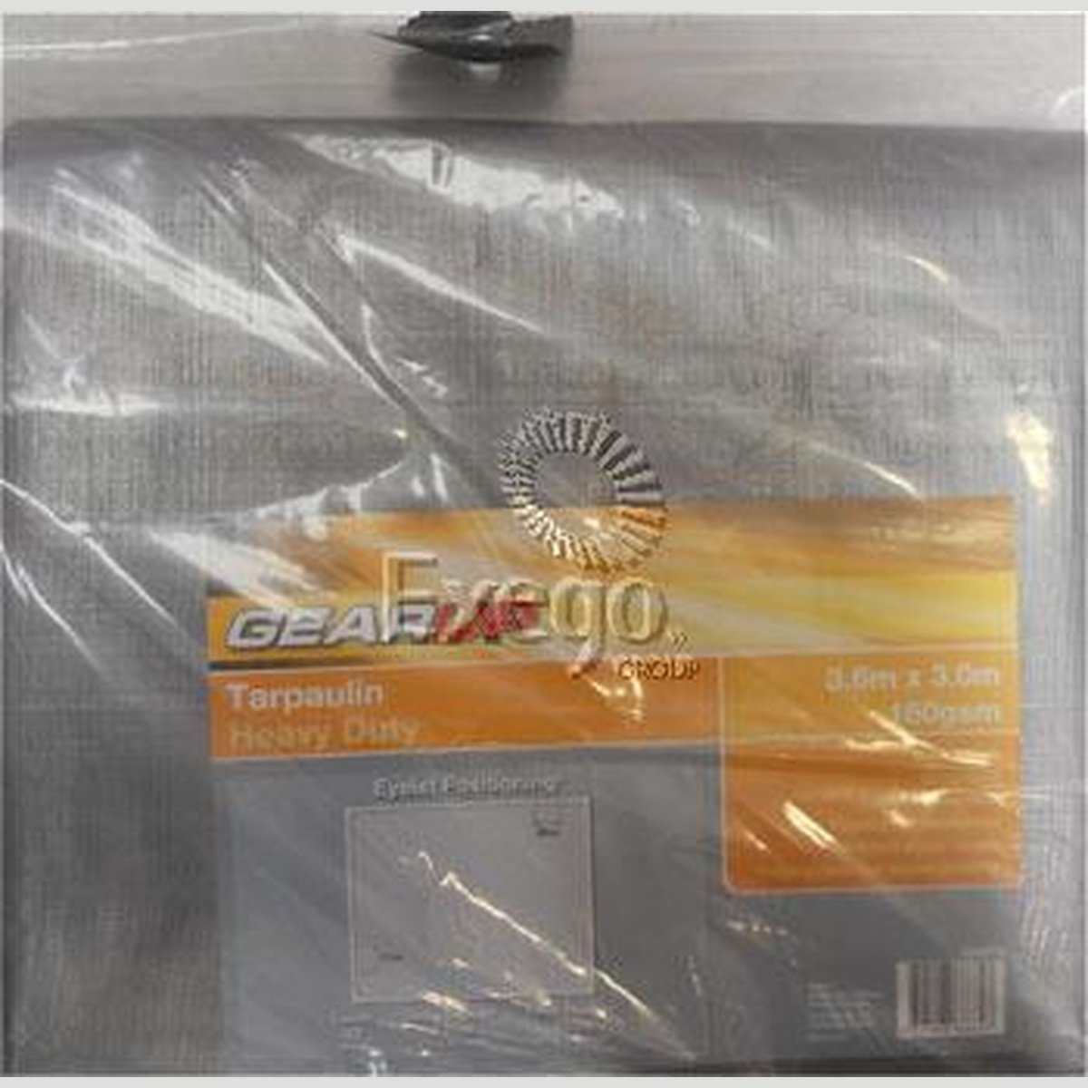 Gearup Heavy Duty Tarpaulin Reinforced 3.6m x 3.0m