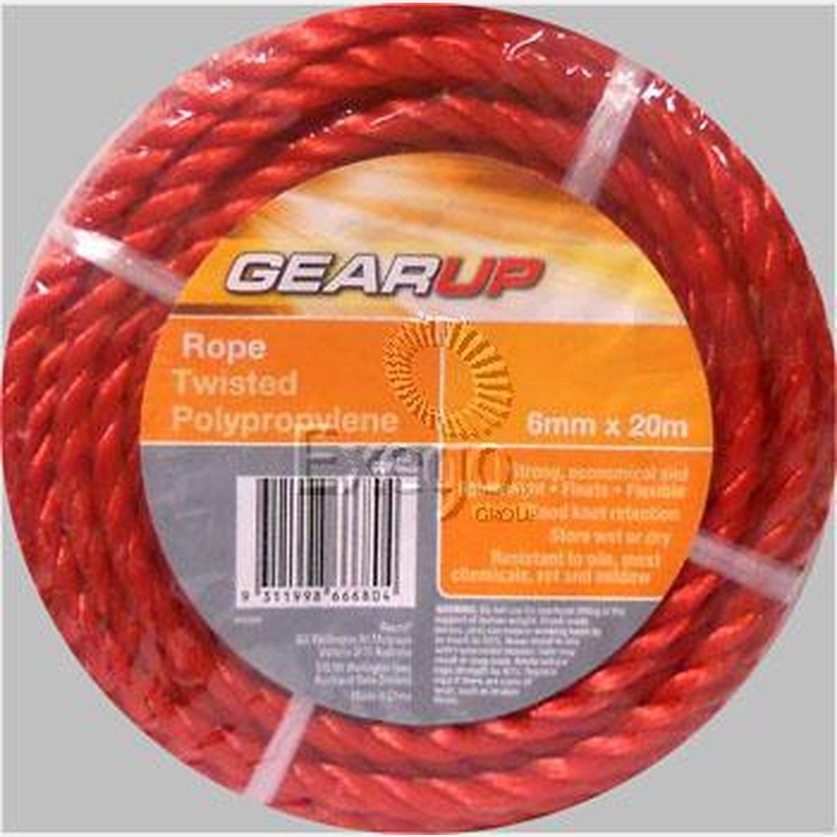 Gearup Multi Purpose Poly Rope 6mm x 20m