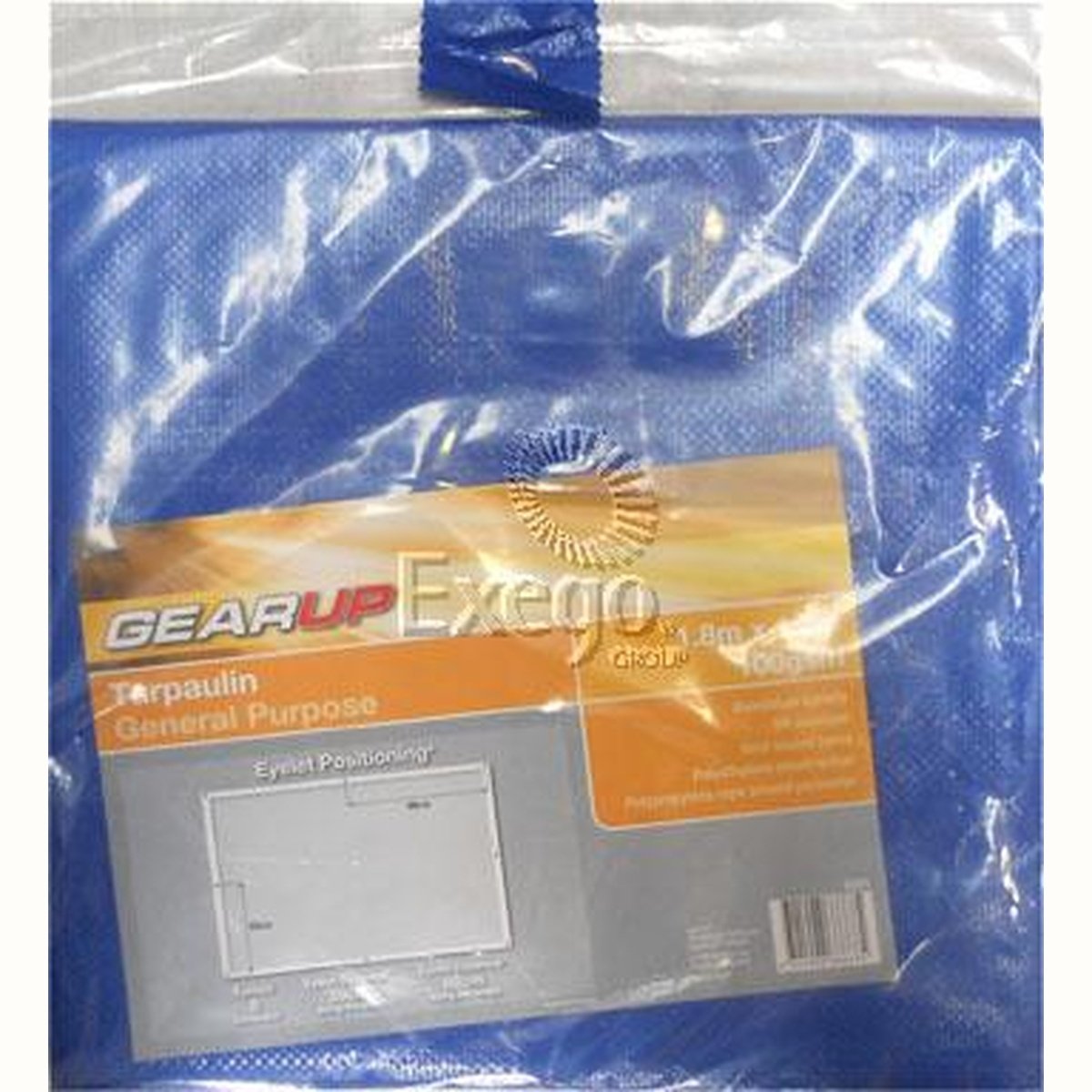Gearup Light Duty Tarpaulin 1.8m x 1.2m