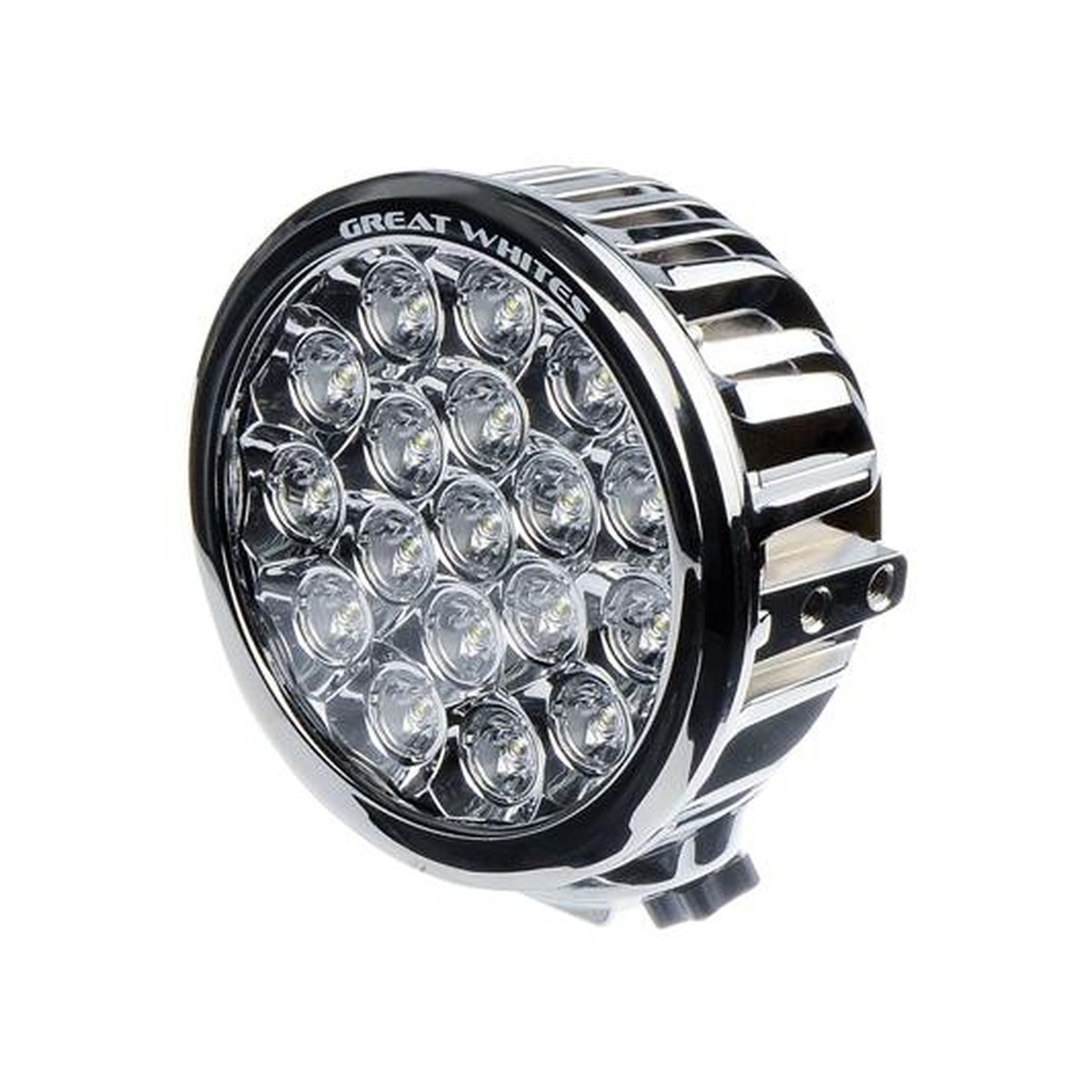 Great Whites Round Driving Light 18 LED Chrome GWR5181CHROME