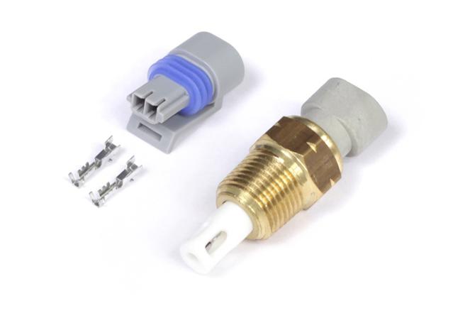 Haltech HT-010202 Air Temp Sensor - Large Thread (inc Delphi plug & pins) 3/8 NPT 18TPI