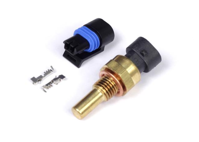 Haltech HT-010300 Coolant Temp Sensor Small Thread (inc Delphi plug & pins) M12 x 1.5