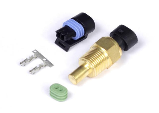 Haltech HT-010302 Coolant Temp Sensor Large Thread (inc Delphi plug & pins) 3/8 NPT 18TPI