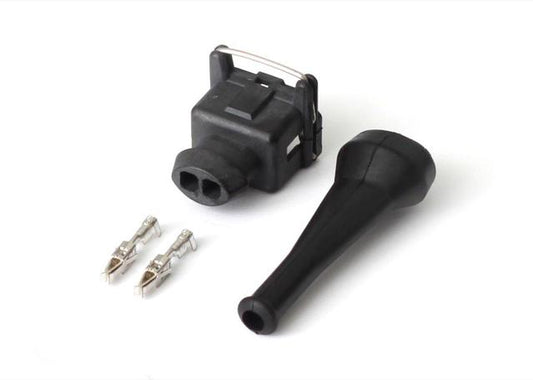 Haltech Plug and Pins Only Bosch EV1 (Square) 2 Pin Junior Timer F HT-030300