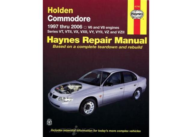 Haynes Repair Manual Suits Holden Commodore 97-06 41743