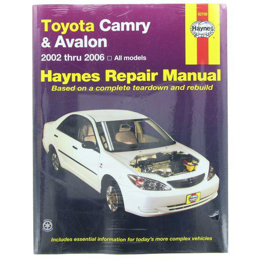 Haynes Repair Manual Suits Toyota Camry & Holden Apolo 02-06 92708