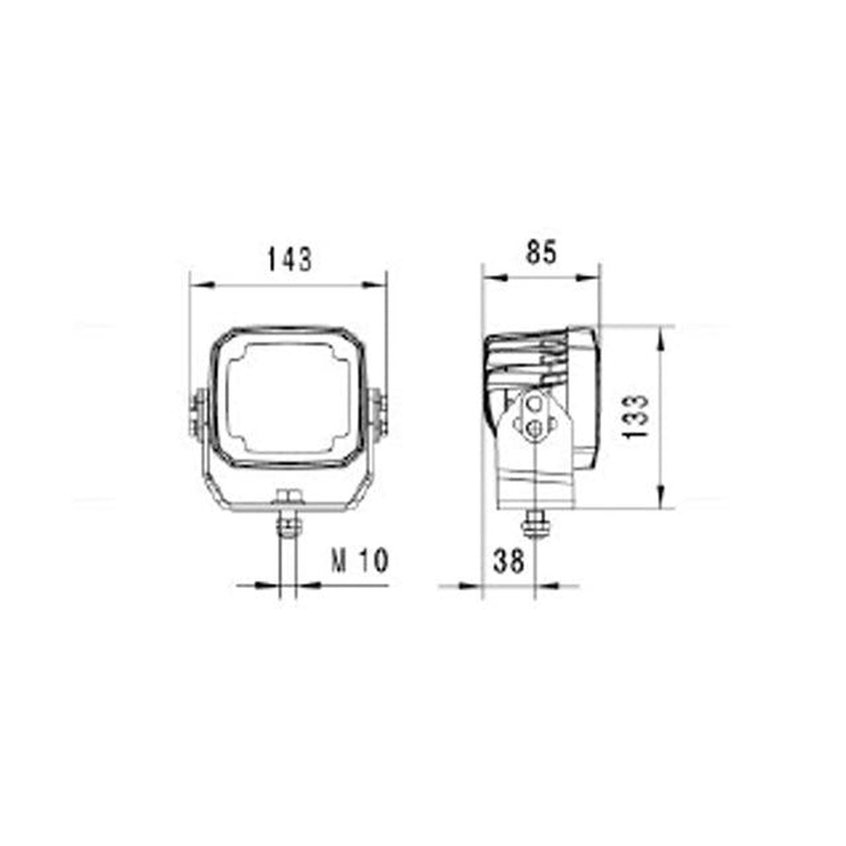 HELLA UltraBeam Gen. 2 Pencil Beam 1566LEDPB