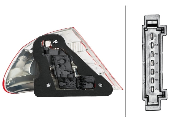 HELLA Tail Light Drivers Side 2VP 008 326-061