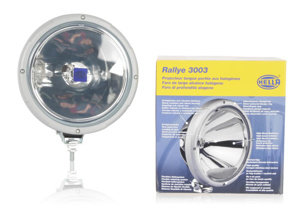 HELLA Rallye 3003 Driving Light Silver Rim Pencil 1390