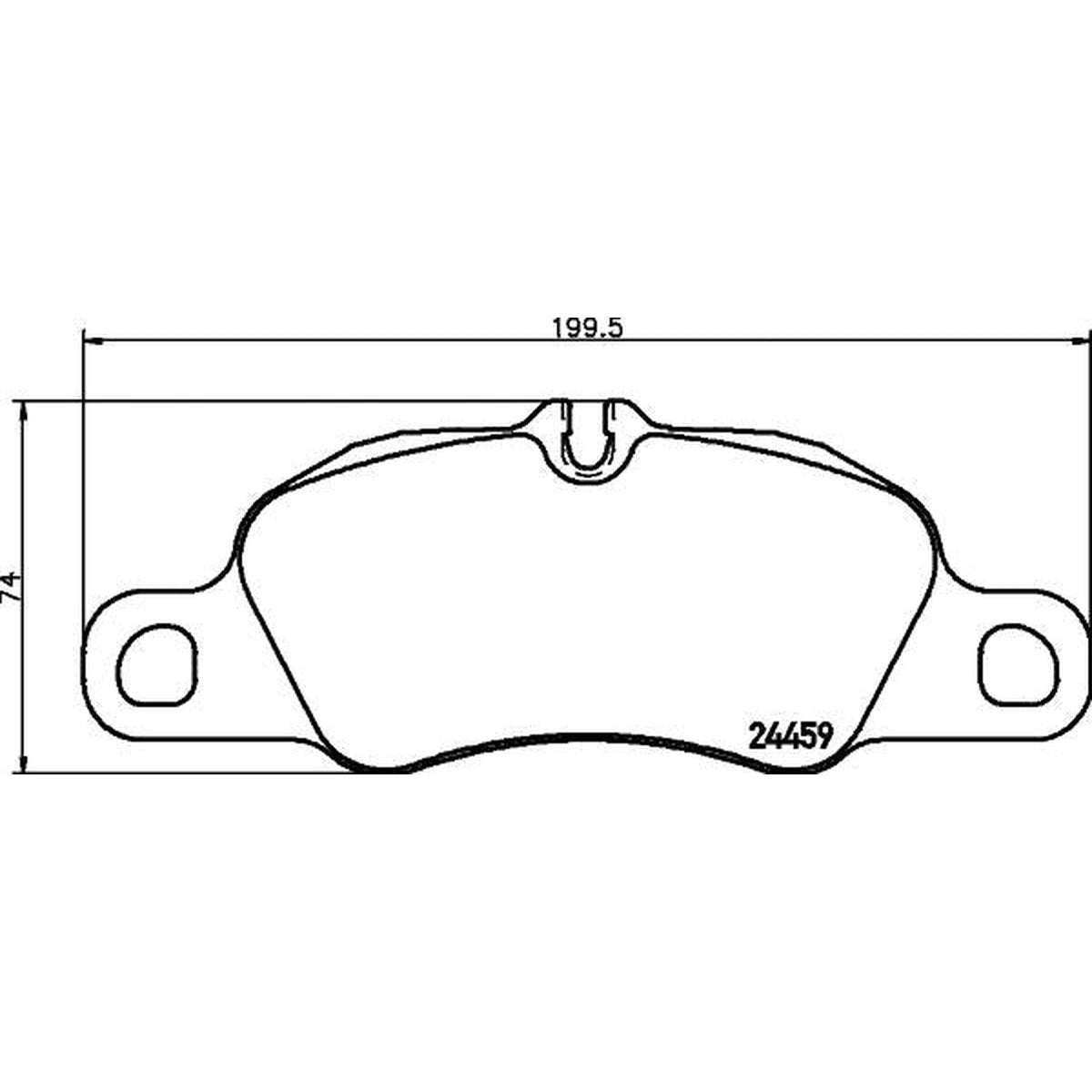 HELLA Pagid Brake Pad Set T1753