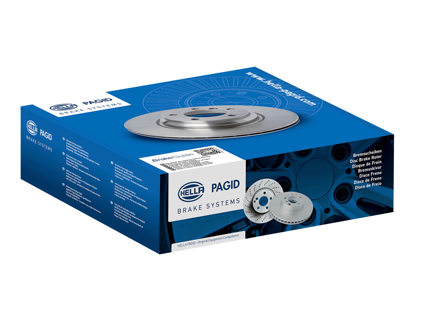 HELLA Pagid Brake Rotor Single Front 54395