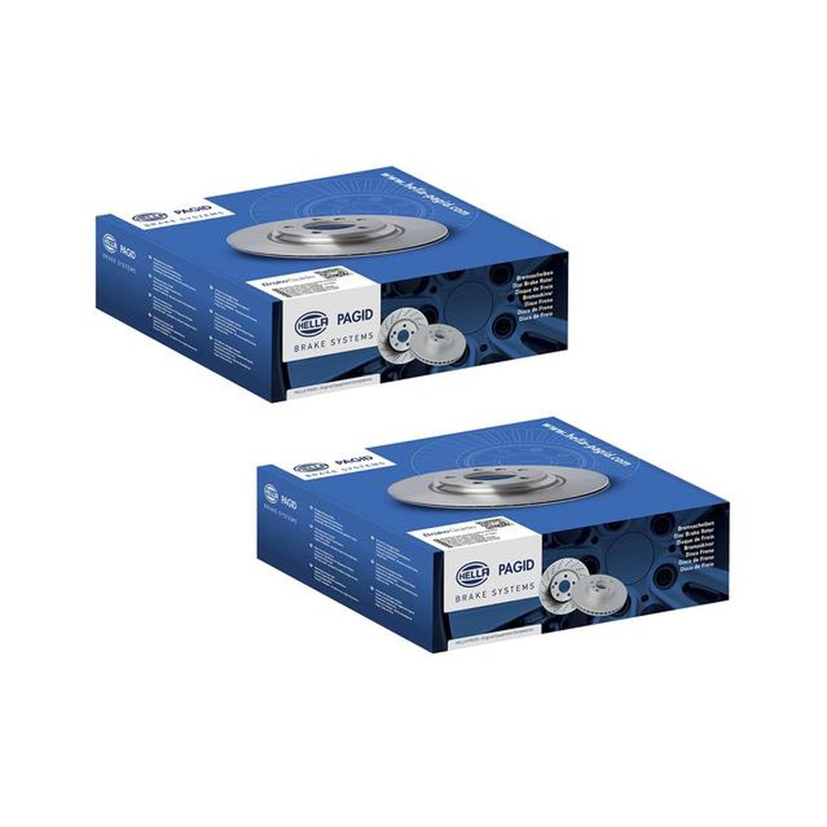 HELLA Pagid Brake Rotor Pair Rear 50366PRO