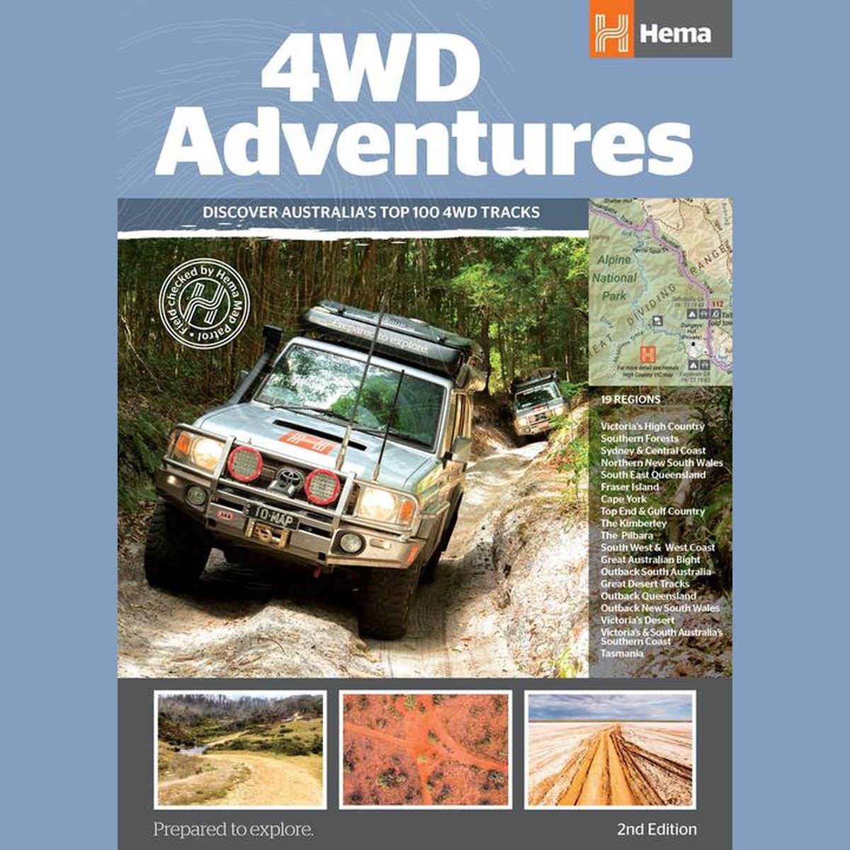 HEMA 4WD Adventures Off-Road Guide Atlas Book