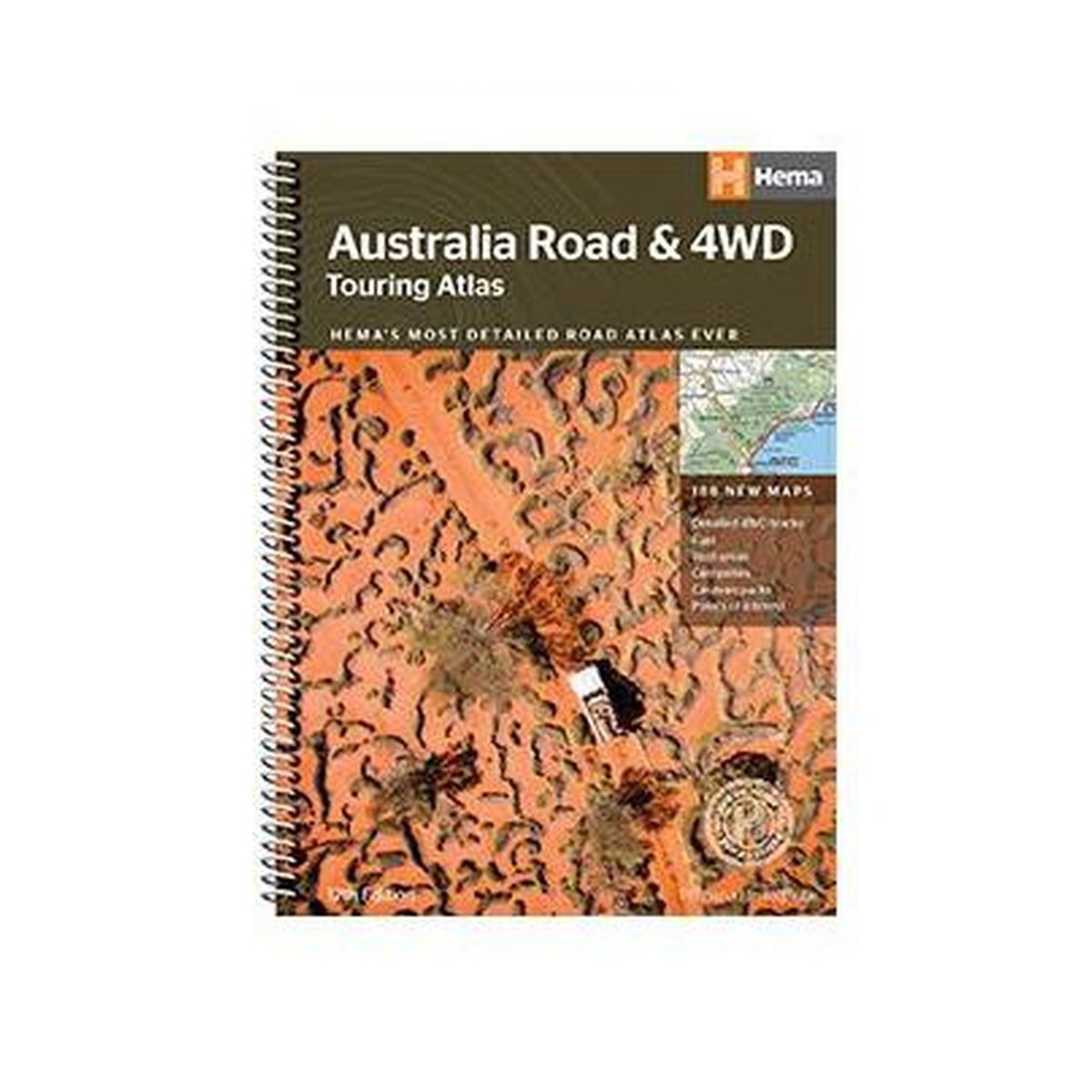 HEMA Australia Road & 4WD Touring Atlas Book