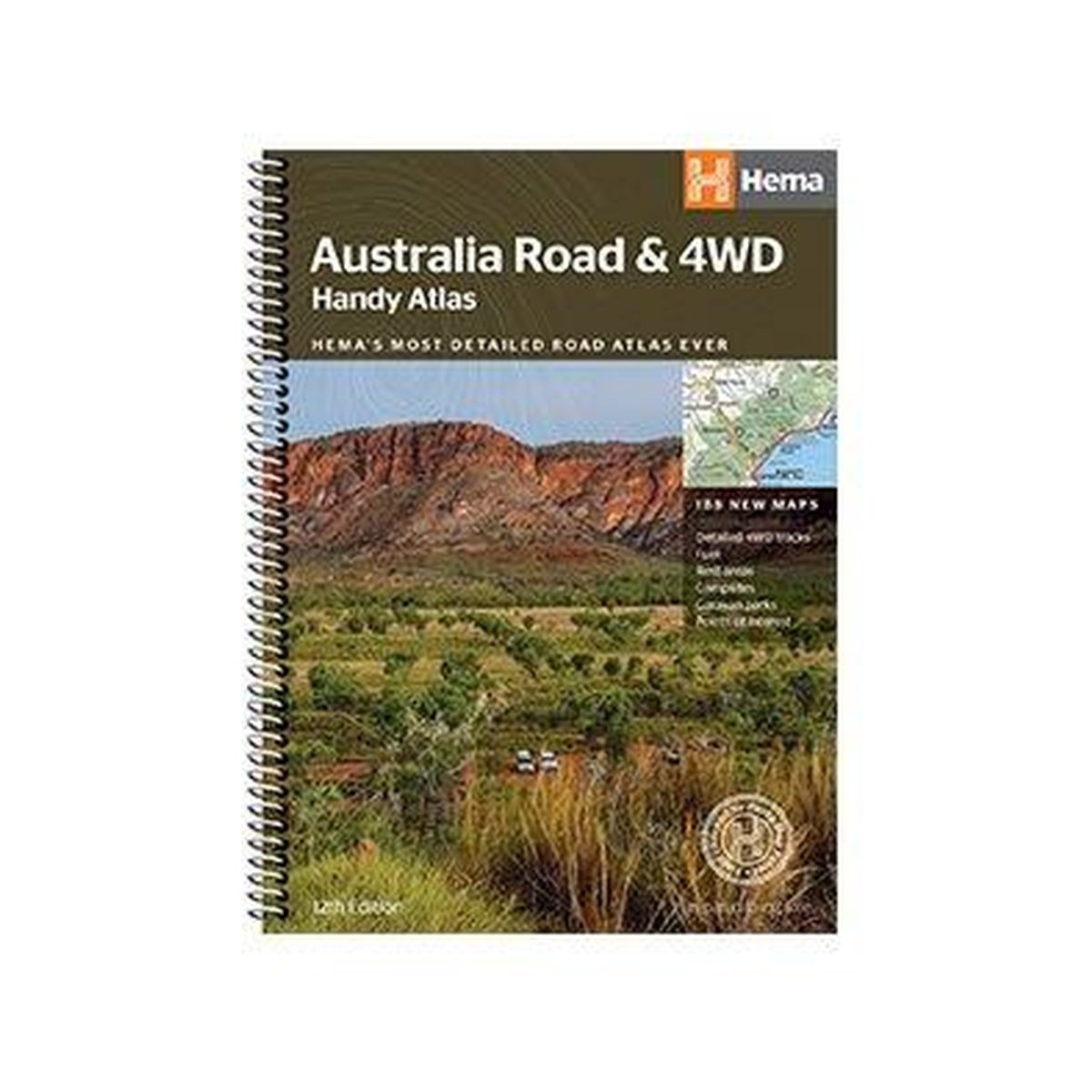HEMA Australia Road & 4WD Atlas Book