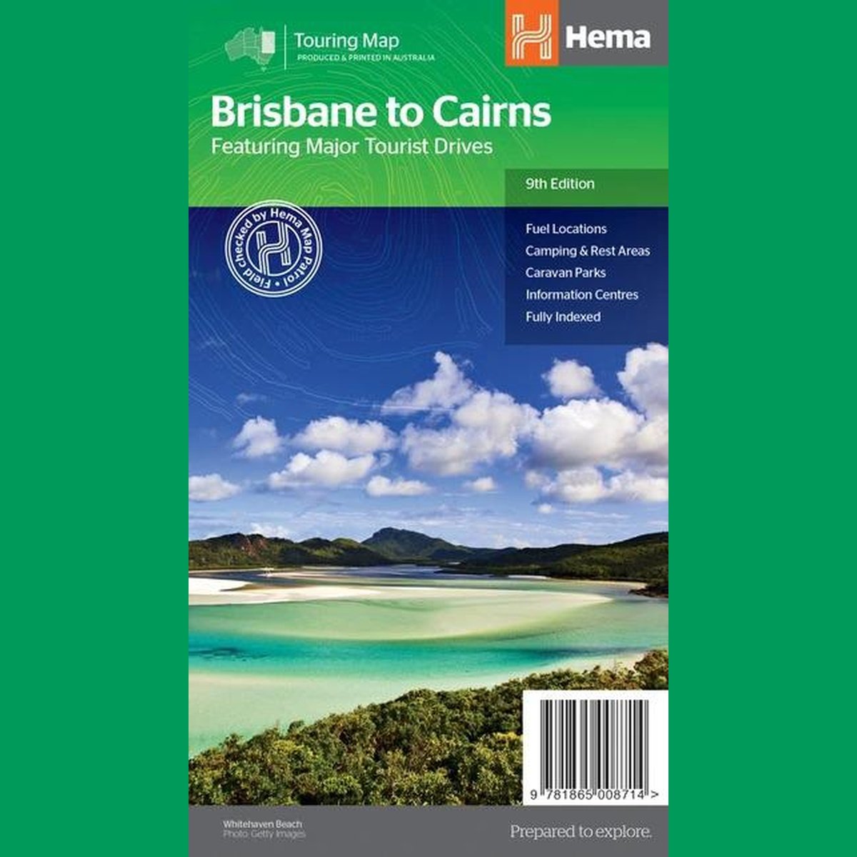 HEMA Brisbane to Cairns Map