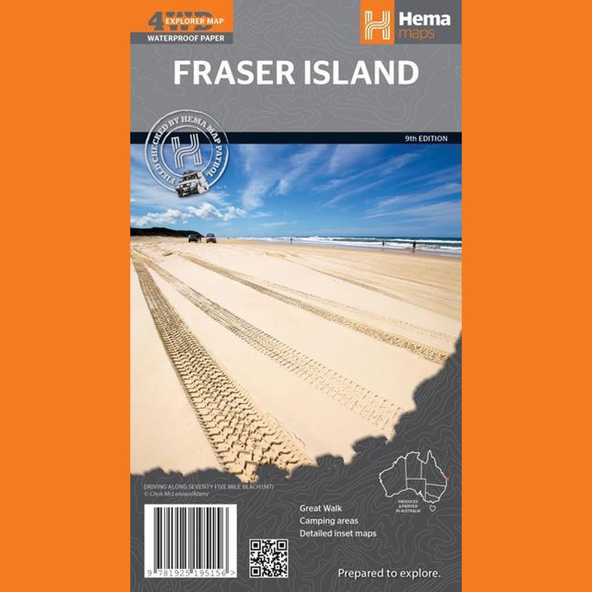 HEMA Fraser Island Map