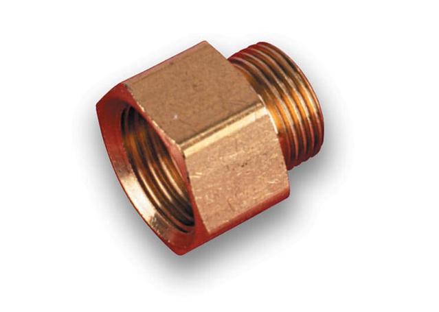 Holley Standard Inverted Flare Inlet Fitting 9/16-24 in. Male To 5/8-18 in. Female Thread 26-43