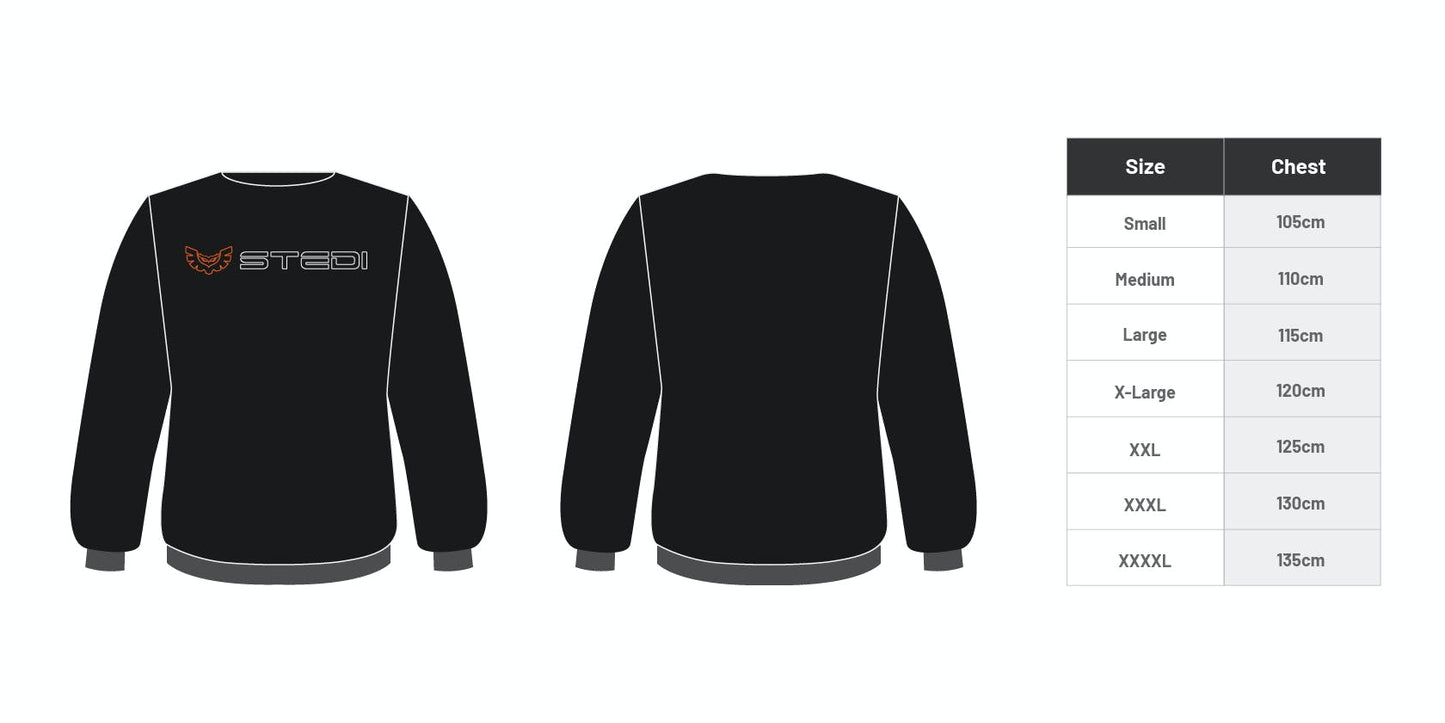 STEDI Sweater Black Large MERCHSWEATLAR