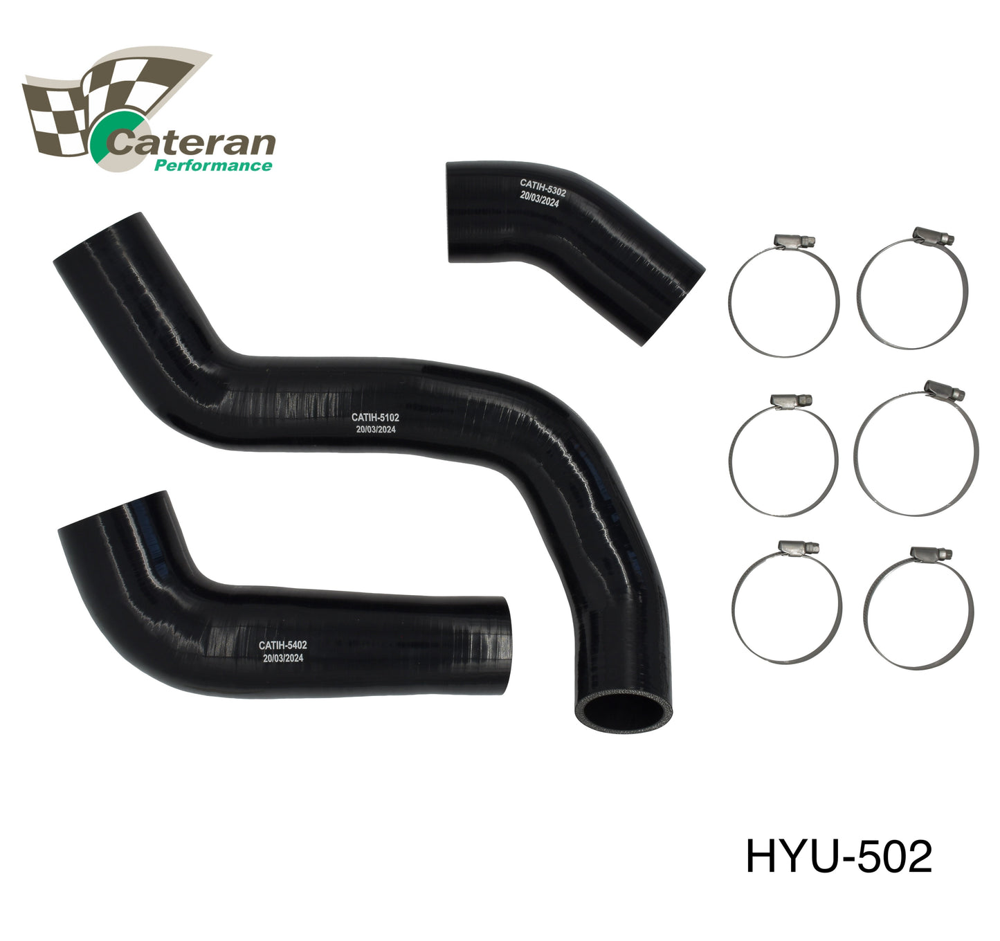 Cateran Turbo Intercooler Hose Kit HYU-502