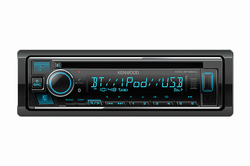 Kenwood 1Din Cd Media Receiver Bluetooth / Ipod / Usb KDC-BT660U