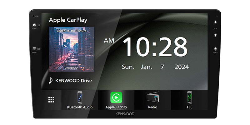 Kenwood 9 Inch Universal Head Unit with Carplay/Android DMX80AXS